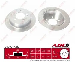 DISC FRANA ABE C40007ABE - Compatibil cu SSANGYONG