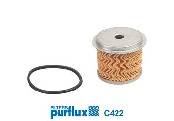 FILTRU COMBUSTIBIL PURFLUX C422 - Compatibil cu CITROEN, FIAT, FSO, HYUNDAI, PEUGEOT