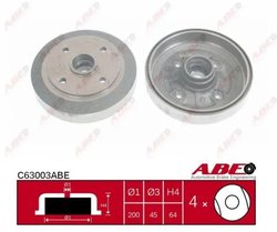 Tambur frana ABE C63003ABE