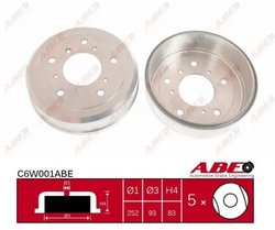 TAMBUR FRANA ABE C6W001ABE - Compatibil cu VW