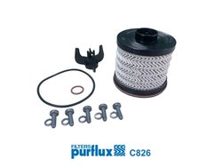 FILTRU COMBUSTIBIL PURFLUX C826 - Compatibil cu DACIA, MERCEDES-BENZ, NISSAN, RENAULT