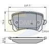 SET PLACUTE FRANA COMLINE CBP01712 - Compatibil cu AUDI, SEAT, VW