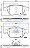 SET PLACUTE FRANA COMLINE CBP02020 - Compatibil cu RENAULT