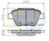 SET PLACUTE FRANA COMLINE CBP02022 - Compatibil cu AUDI, SEAT, SKODA, VW