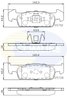 Set placute frana Comline CBP02223