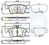 SET PLACUTE FRANA COMLINE CBP02243 - Compatibil cu FORD, FORD USA