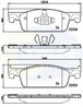 SET PLACUTE FRANA COMLINE CBP02316 - Compatibil cu DACIA, RENAULT