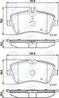 Set placute frana Comline CBP0854