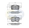 SET PLACUTE FRANA COMLINE CBP0946 - Compatibil cu FORD, NISSAN, OPEL, RENAULT, SAAB, VAUXHALL