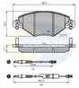 Set placute frana Comline CBP21120