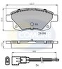 Set placute frana Comline CBP21554