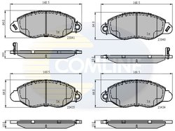 SET PLACUTE FRANA COMLINE CBP31107 - Compatibil cu FORD