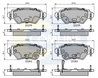 Set placute frana Comline CBP31504