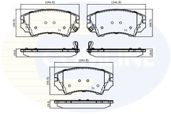 Set placute frana Comline CBP31680