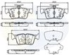 Set placute frana Comline CBP32243
