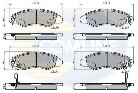 SET PLACUTE FRANA COMLINE CBP3814 - Compatibil cu SUBARU, SUZUKI