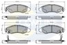 SET PLACUTE FRANA COMLINE CBP3814 - Compatibil cu SUBARU, SUZUKI
