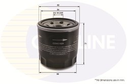 FILTRU ULEI COMLINE CDH11631 - Compatibil cu BEDFORD, CHEVROLET, DAEWOO, DAIHATSU, DR, NISSAN, OPEL, PERODUA, PIAGGIO, SUBARU, S