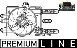VENTILATOR RADIATOR RACIRE MAHLE CFF 141 000P - Compatibil cu FIAT, LANCIA