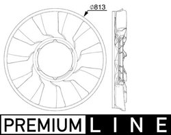 Paleta ventilator racire motor MAHLE CFW 87 000P