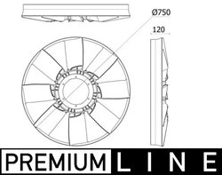 Paleta ventilator racire motor MAHLE CFW 94 000P
