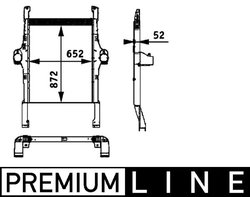 Intercooler MAHLE CI 113 000P
