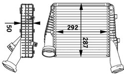 Intercooler MAHLE CI 141 000P