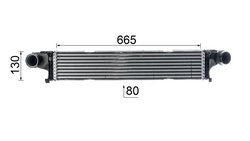 Intercooler MAHLE CI 145 000P