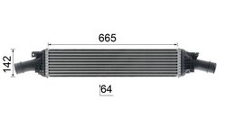 Intercooler MAHLE CI 170 000P