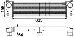 Intercooler MAHLE CI 192 000P