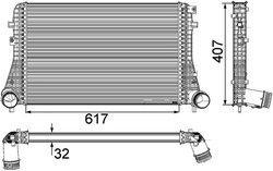 Intercooler MAHLE CI 208 000P