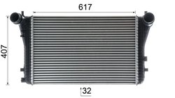 INTERCOOLER MAHLE CI 208 000P - Compatibil cu SEAT, VW