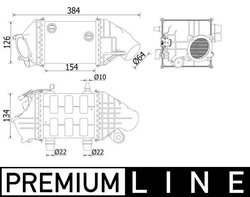 Intercooler MAHLE CI 226 000P