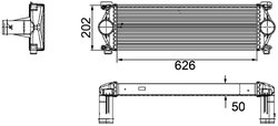 Intercooler MAHLE CI 254 000P