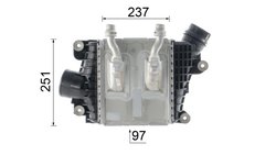 INTERCOOLER MAHLE CI 332 000P - Compatibil cu JAGUAR