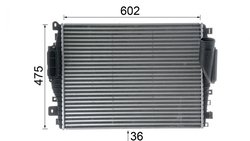 INTERCOOLER MAHLE CI 376 000P - Compatibil cu JAGUAR