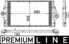INTERCOOLER MAHLE CI 59 000P - Compatibil cu RENAULT