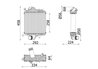 INTERCOOLER MAHLE CI 672 000P - Compatibil cu AUDI, VW