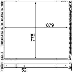 Radiator temperatura scazuta intercooler MAHLE CIR 14 000P