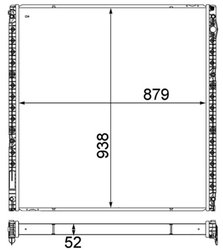 Radiator temperatura scazuta intercooler MAHLE CIR 16 000P