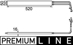 Radiator racire ulei, sistem directie MAHLE CLC 103 000P