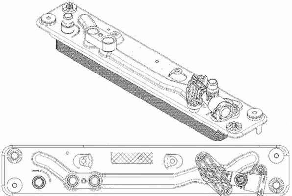 Radiator racire ulei cutie viteze automata MAHLE CLC 182 000 Radiator racire ulei cutie viteze automata MAHLE CLC 182 000