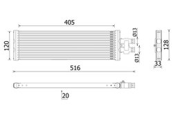 RADIATOR RACIRE ULEI CUTIE VITEZE AUTOMATA MAHLE CLC 295 000P - Compatibil cu MERCEDES-BENZ