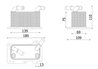 RADIATOR ULEI / TERMOFLOT MAHLE CLC 323 000P - Compatibil cu VOLVO