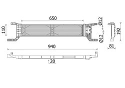 RADIATOR RACIRE ULEI CUTIE VITEZE AUTOMATA MAHLE CLC 324 000P - Compatibil cu FIAT