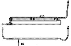 Radiator racire ulei, sistem directie MAHLE CLC 54 000P