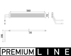 Radiator racire ulei, sistem directie MAHLE CLC 93 000P