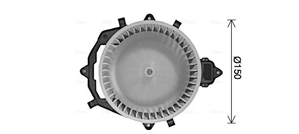 VENTILATOR HABITACLU AVA QUALITY COOLING CN8316 - Compatibil cu CITROEN, PEUGEOT