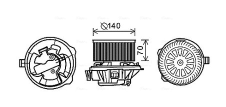 Ventilator habitaclu Ava Quality Cooling CN8289