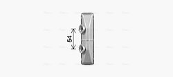 SCHIMBATOR CALDURA INCALZIRE HABITACLU AVA QUALITY COOLING CN6338 - Compatibil cu CITROEN, PEUGEOT